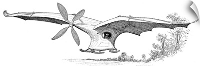 Ader's flying machine, 19th century