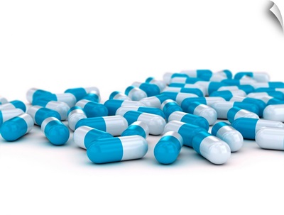 Blue And White Capsules