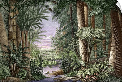 Carboniferous landscape