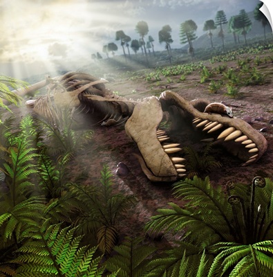 Early Mammals Hiding In T-Rex Carcass