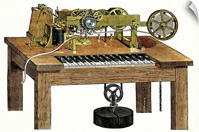 Hughes' printing telegraph