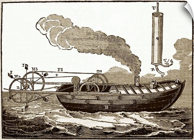 Jonathan Hulls' steamboat, 18th century