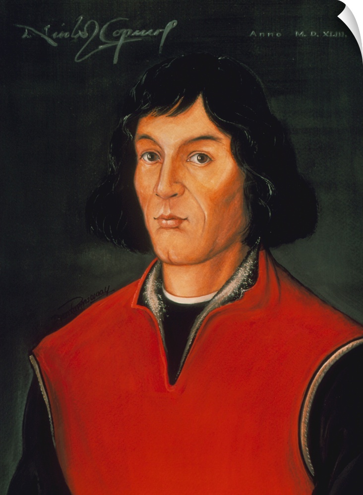 Nicolaus Copernicus. Portrait of Nicolaus Coperni- cus (1473-1543), the Polish astronomer who first claimed that the Unive...