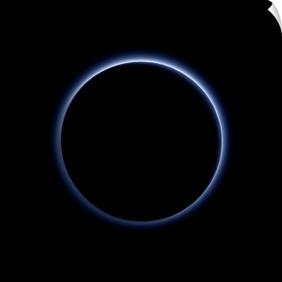 Pluto's Blue Sky, New Horizons Image