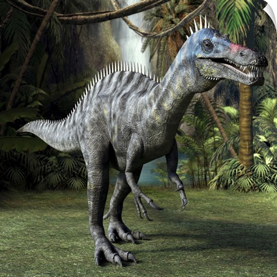 Suchomimus dinosaur, artwork