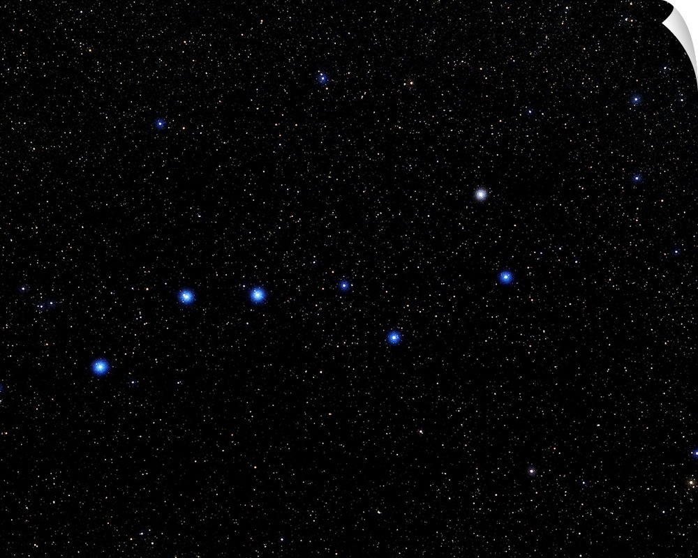 The Plough. This asterism (group of stars) is part of the much larger constellation Ursa Major, most of which is out of fr...