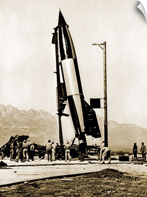 V-2 rocket prior to first US launch