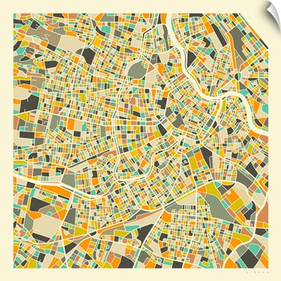 Vienna Aerial Street Map