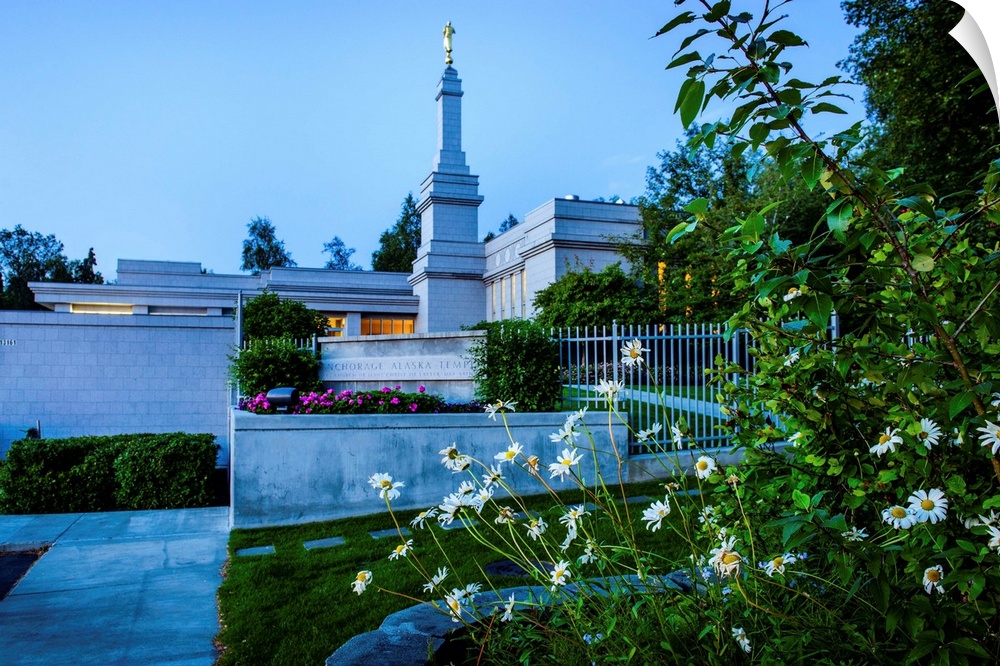 The Anchorage Alaska Temple held its groundbreaking in April 1998 and expanded in 2003 to encompass nearly 12,000 square f...