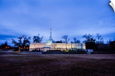 Baton Rouge Louisiana Temple, View from the Field, Baton Rouge, Louisiana