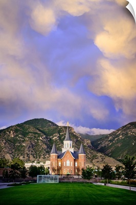 Blue Storm over Provo City Center Temple, Provo, Utah