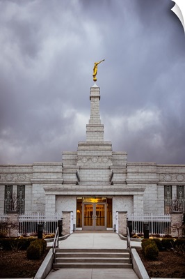 Detroit Michigan Temple, Cloudy Day, Bloomfield Hills, Michigan