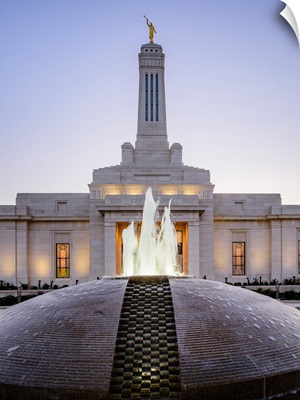 Indianapolis Indiana Temple, A Fountain to the Lord, Carmel, Indiana