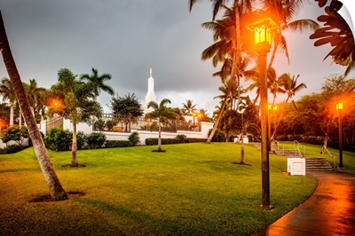 Kona Hawaii Temple and Lights, Kailua, Hawaii