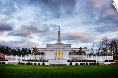 Louisville Kentucky Temple, Sunset Clouds, Crestwood, Kentucky