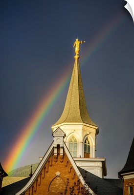 Moroni and The Rainbow, Provo City Center Temple, Provo, Utah