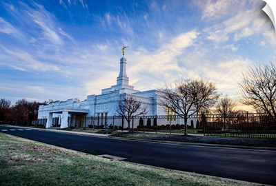 Nashville Tennessee Temple, View from the Road, Franklin, Tennessee