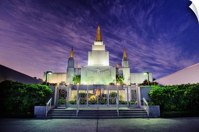 Oakland California Temple at Twilight, Oakland, California