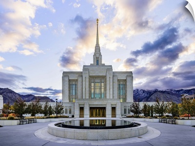 Ogden Utah Temple, Morning Light, Ogden, Utah
