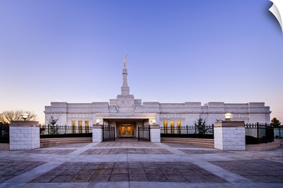 Oklahoma City Oklahoma Temple, Front, Yukon, Oklahoma