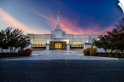 Oklahoma City Oklahoma Temple, Sunset and Clouds, Yukon, Oklahoma