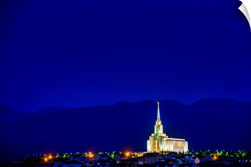 The Oquirrh Mountain Utah Temple was dedicated in 2006 by Gordon B. Hinckley and again in 2009 by Thomas S. Monson. The te...