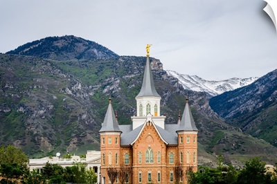 Provo City Center Temple and Moutains, Provo, Utah