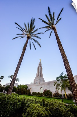 Redlands California Temple, Palm Trees, Redlands, California