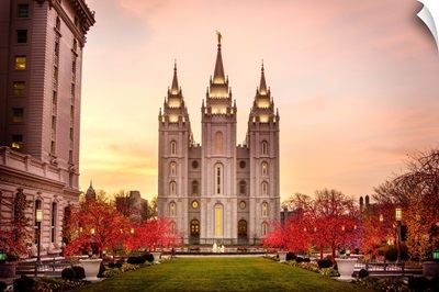 Salt Lake Temple, Christmas, Salt Lake City, Utah