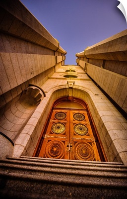 Salt Lake Temple, Door at Twilight, Salt Lake City, Utah