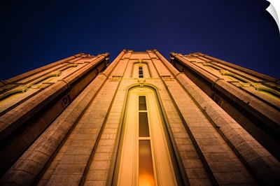 Salt Lake Temple, Looking Up, Salt Lake City, Utah