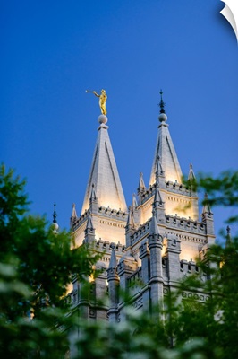 Salt Lake Temple Spires, Salt Lake City, Utah
