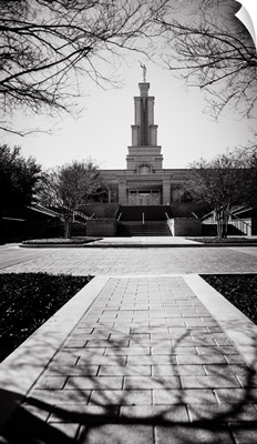 San Antonio Texas Temple, Black and White, San Antonio, Texas