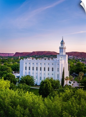 St. George Utah Temple, Vibrant Green, St. George, Utah