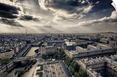 Atop the Notre Dame Cathedral, Paris