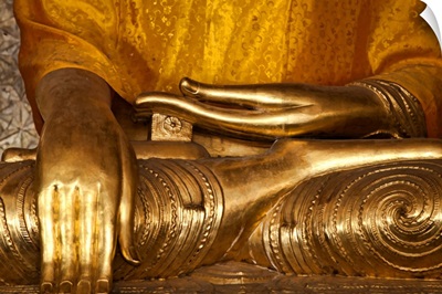 Buddha in the Shwedagon Pagoda, Yangon, Burma