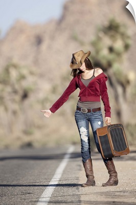 Cowgirl Hitchhiker