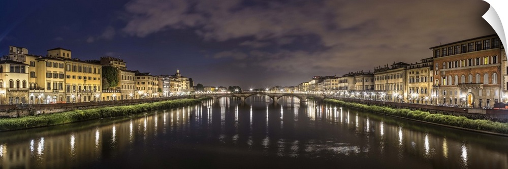 Florence, Italy after dark.