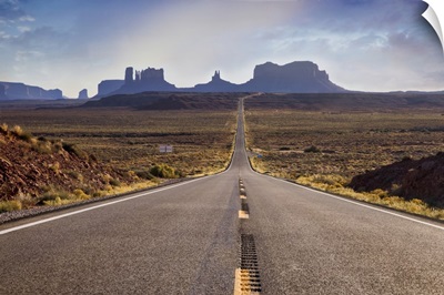 Forrest Gump highway view by Monument Valley, Arizona