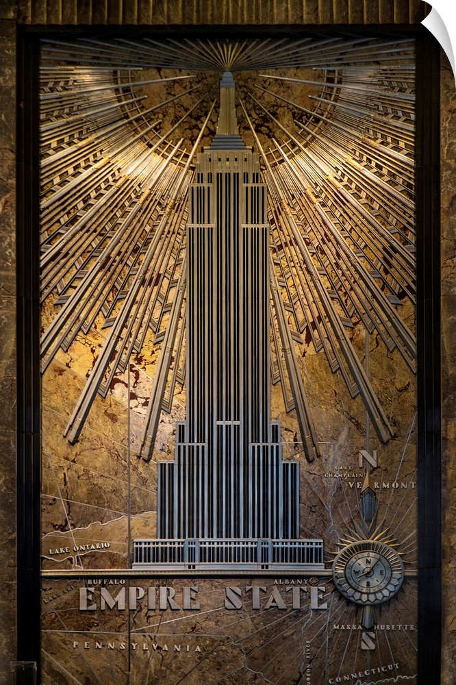 Lobby of the Empire State Building.