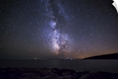 Milky Way above the coast of Maine