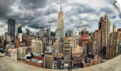 Panorama of New York City and the Empire State Building