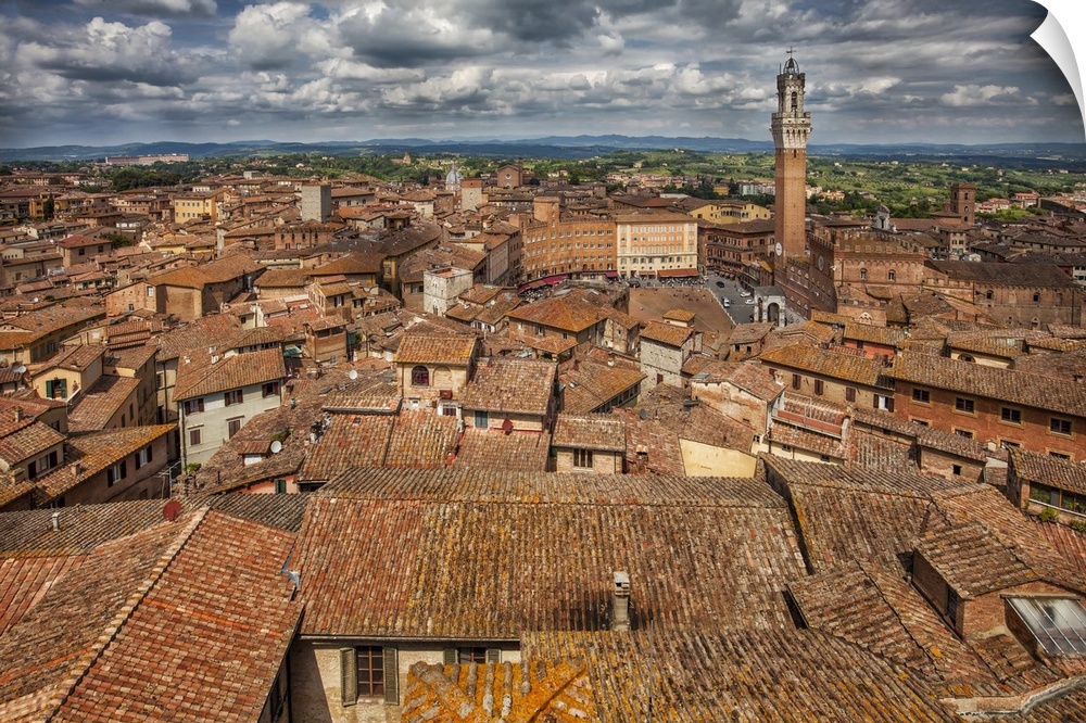 Siena, Italy from above