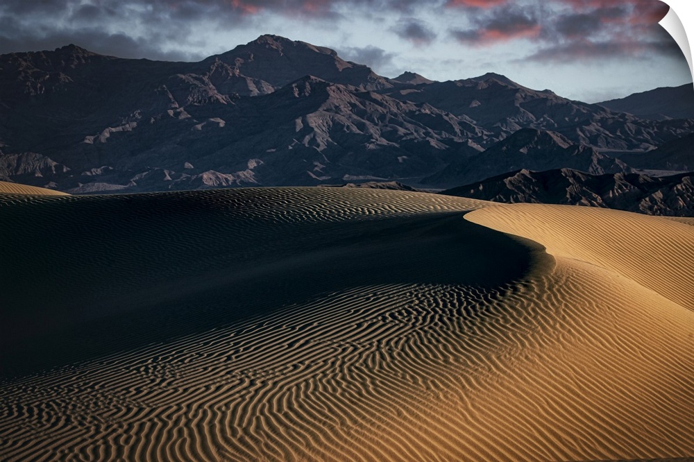 Sunrise at the Mesquite Sand Dunes at Death Valley National Park