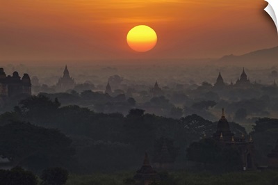 Sunrise In Bagan, Burma