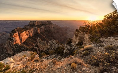 Sunset at the North Rim of the Grand Canyon