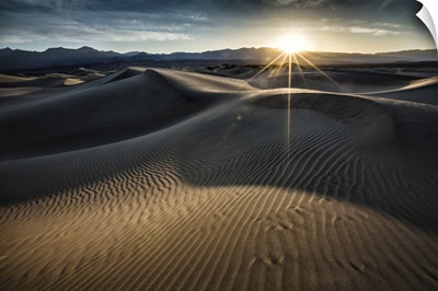 The amazing Mesquite Sand Dunes at sunrise in Death Valley National Park