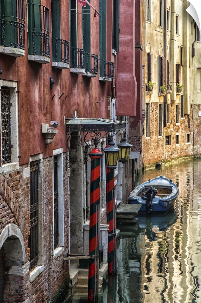 The colorful canals of Venice, Italy
