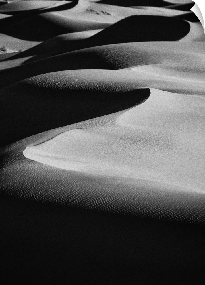 The Mesquite sand dunes in Death Valley National Park