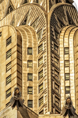 The top of the Chrysler Building in New York City